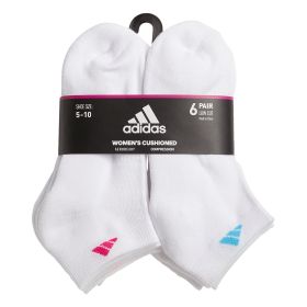 adidas Adidas Women's Athletic Cushioned 6-Pack Low Cut Sock