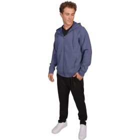 90 Degree Men's Soft Full Zip Hoodie