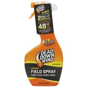 Dead Down Wind Scent Eliminating Field Spray Pac It Combo