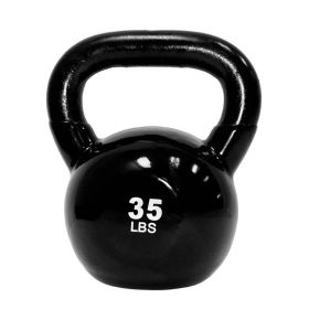 TKO 35lb Vinyl Dipped Kettlebell