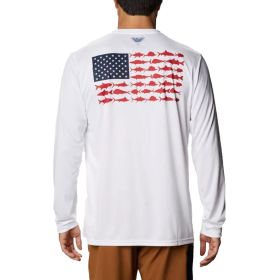 Columbia Men's Long Sleeve Tackle Fish Flag Shirt