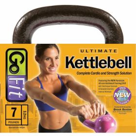 Go Fit 7lb Vinyl Kettlebell