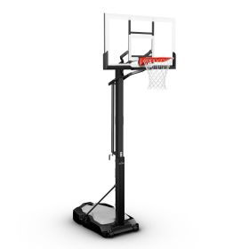 Spalding 54" Ultimate Hybrid Acrylic Portable Basketball Hoop