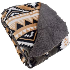 Canyon Creek Aztec Sherpa Lined Blanket
